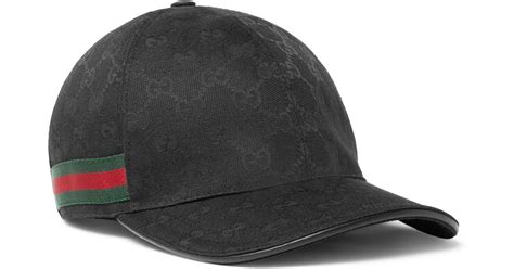 black vintage gucci cap